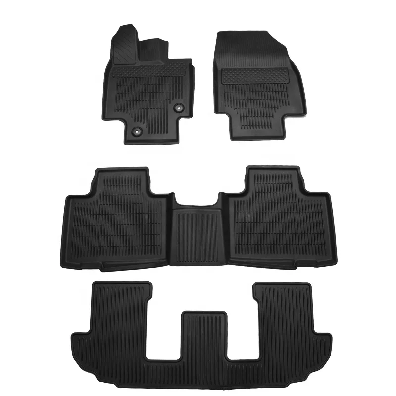 

5 PCS Set All Weather Floor Mats for 2020-2021Toyota High Lander
