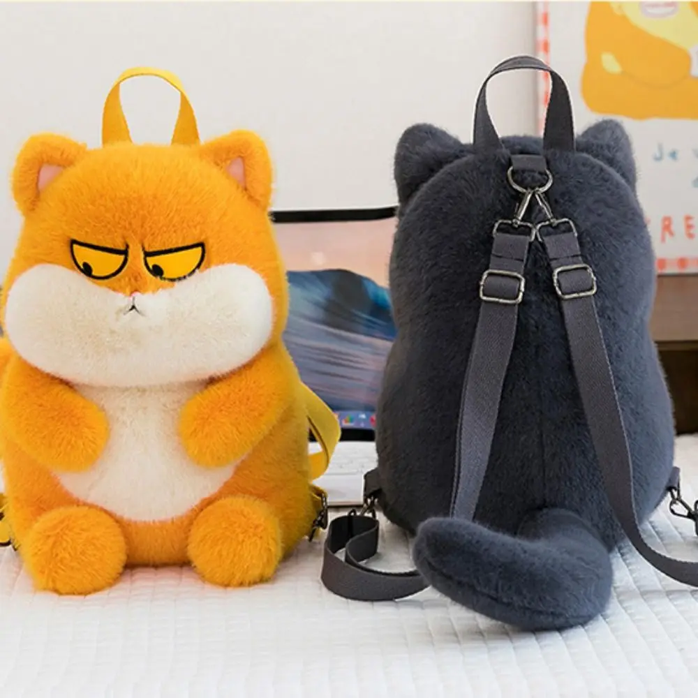 Puppy Animals Cat Backpack Large Capacity Little Cat Shoulder Bag Cute Phone Bag Cartoon Schoolbag Lady
