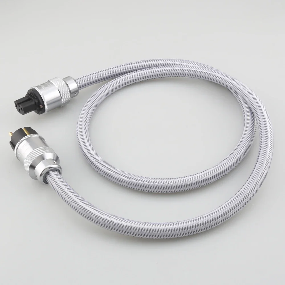 High End JP  Hifi Power Cord US/ EU/ AU AC Audiophile Power Cable Hi Fi Schuko Cable High Quality New