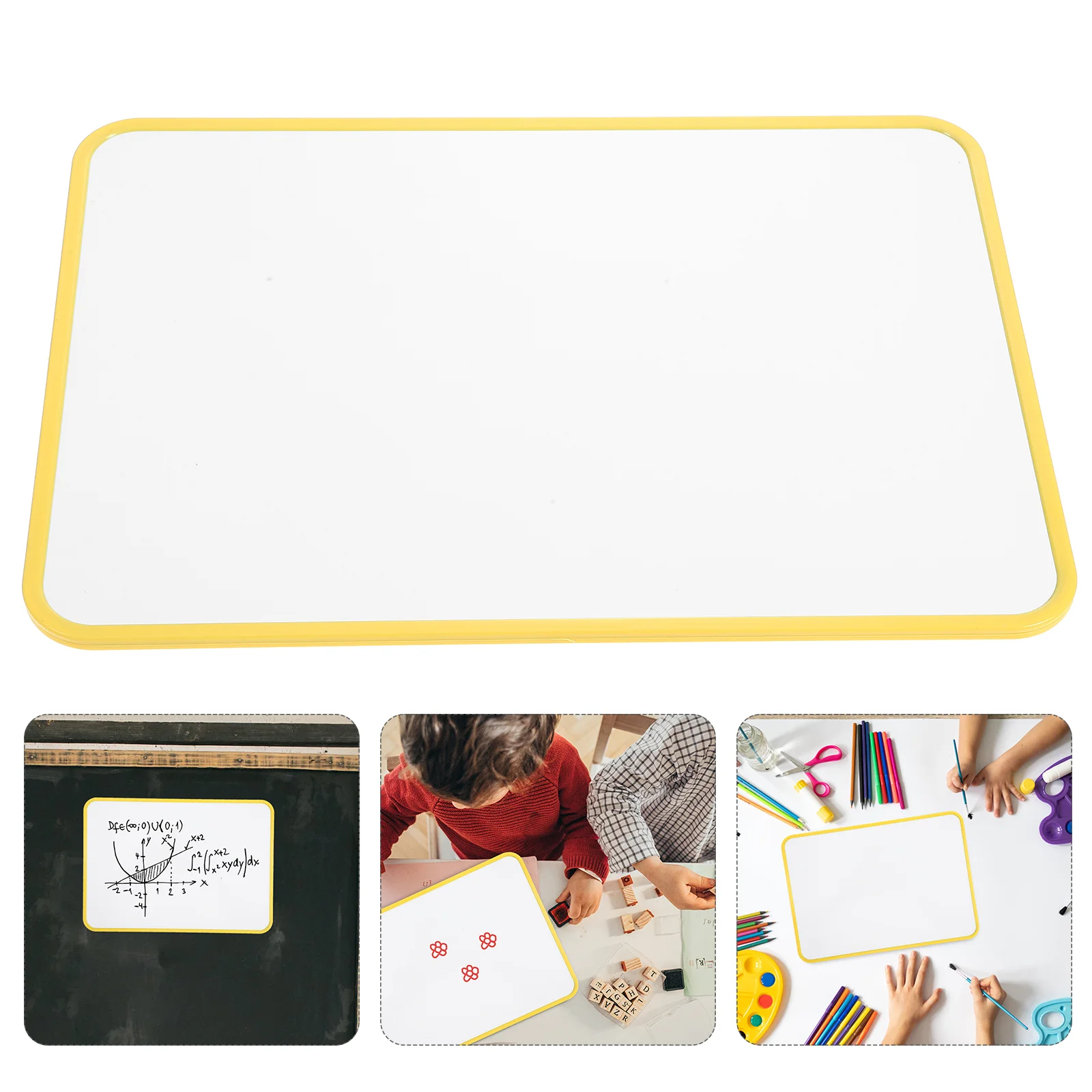 Small Whiteboard Dry Erase Wipe The Writing for Kids Abs Notepad Whiteboards Students