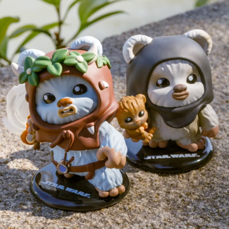 

Новые горячие официальные лицензированные горячие игрушки Star Wars Ewok Cosbi слепая коробка милые коллекционные мини-фигурки модель аниме научно-фантастические подарки игрушки