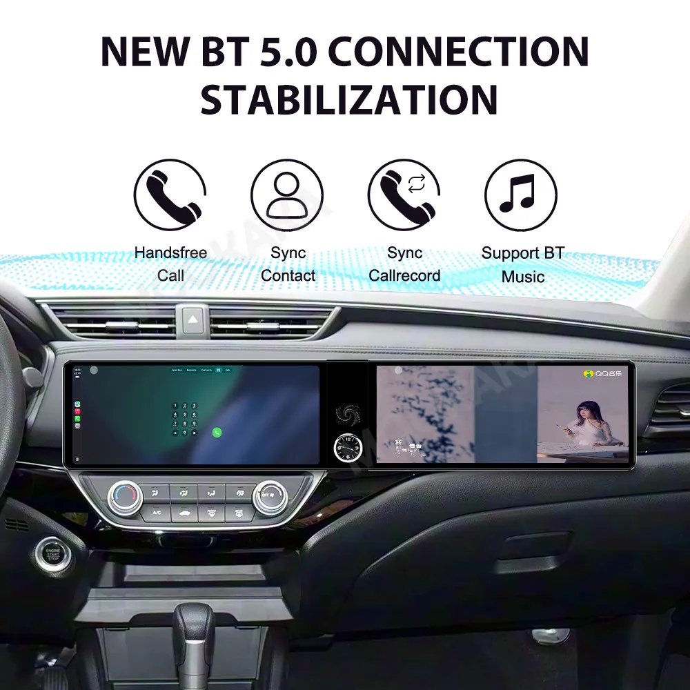Car Accessories Radio For Honda Crider Envix 2019-2022 Android Auto GPS Navigation Multimedia Stereo Receiver Head Unit Offline