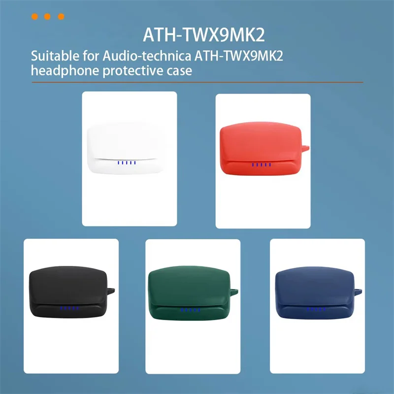 

Case For Audio-technica ATH-TWX9MK2 PremiumAccessory ShockproofSilicone For Audio-technica ATH-TWX9MK2 Case Cover Waterproof