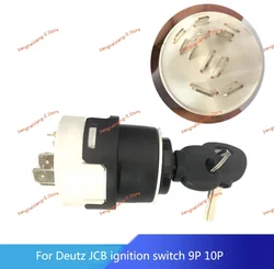 Fit For Deutz JCB Yucai Diesel 50 Excavator Switch Ignition Lock Switch Start Up Key