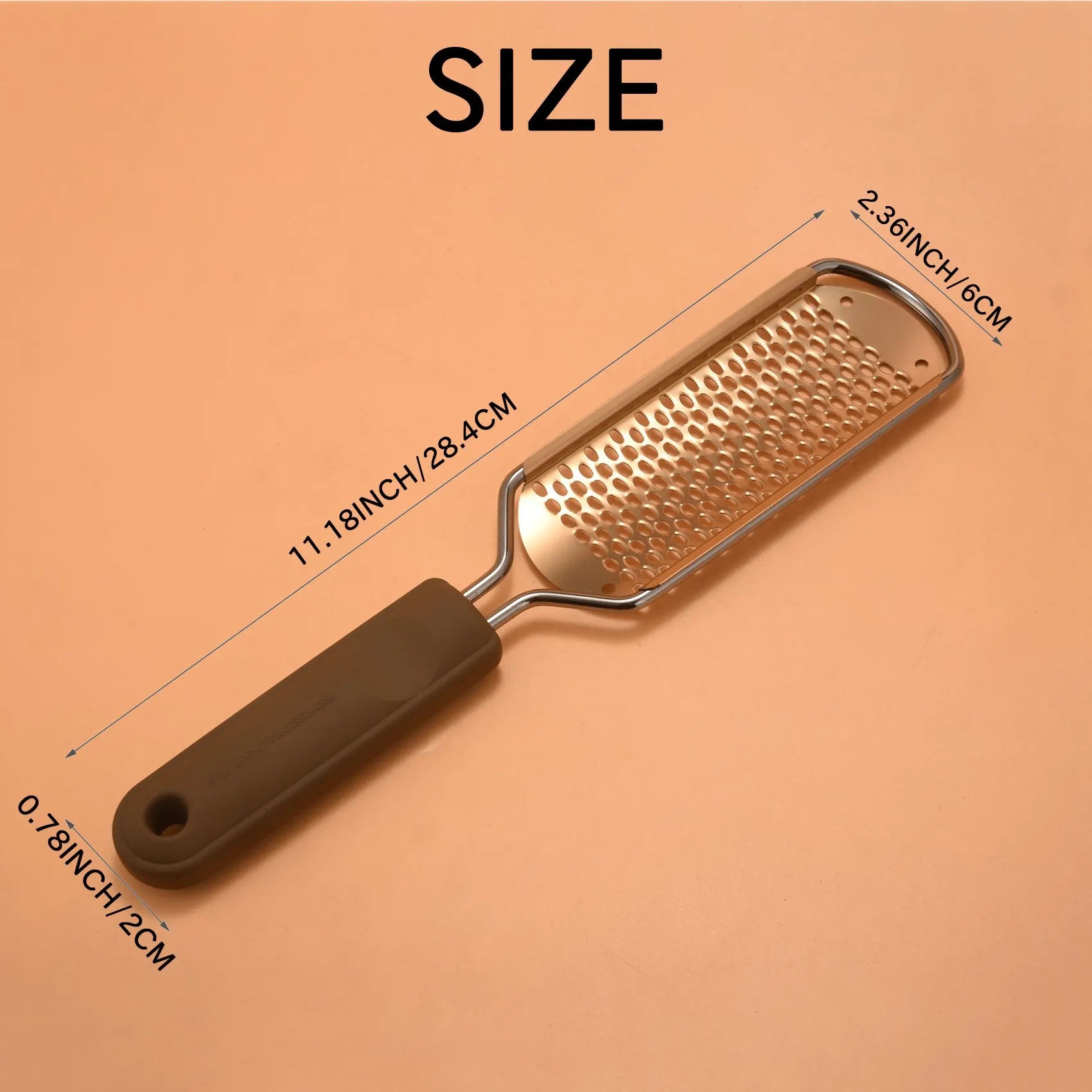 Lima de pedicura estable para pies, eliminador de callos, escofina grande para pies, depurador de pies colosal, herramientas para pies, salud de enfermería profesional