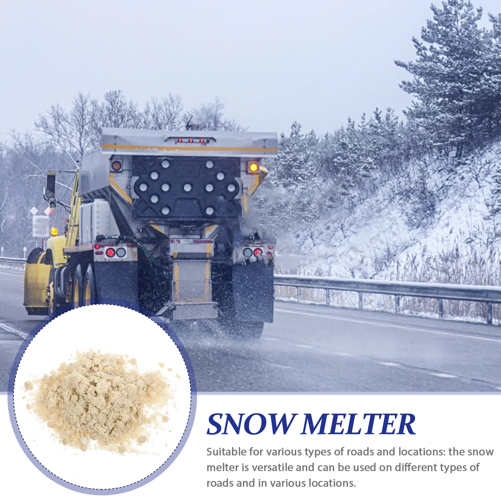 

Snow Melting -friendly Large Particle DeicingAccessory Fast Acting Safe Snow-dissolving Material Ice