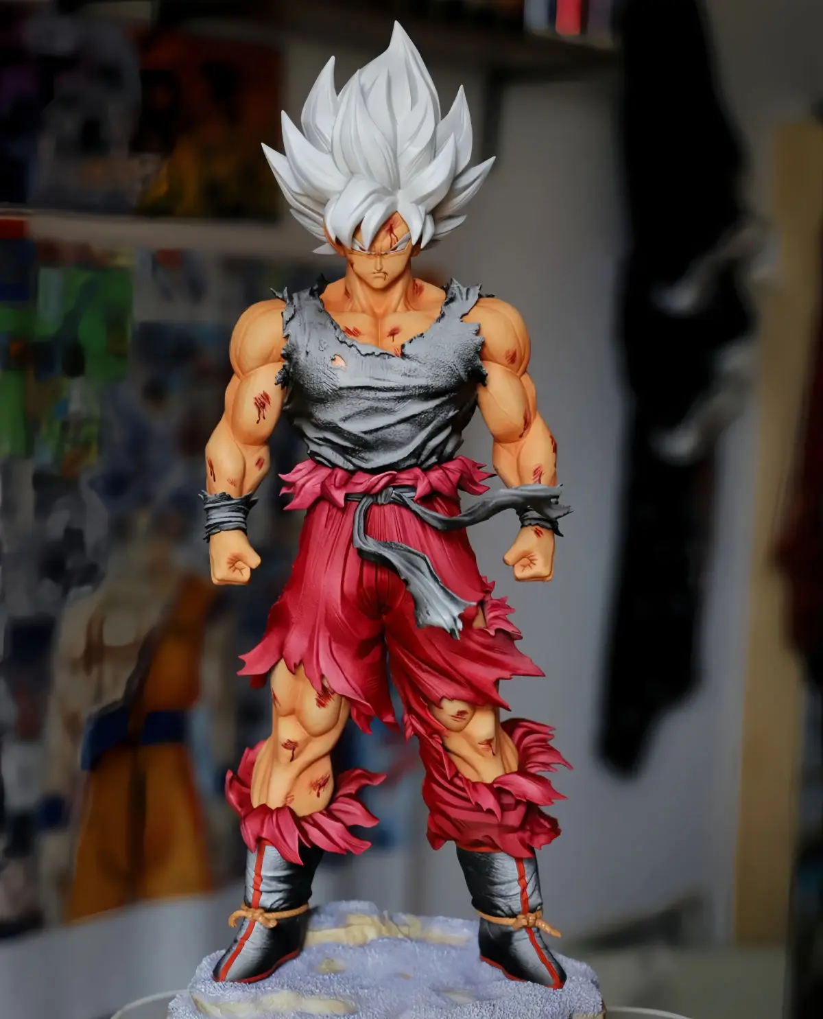 

28 см Dragon Ball аниме фигурка Супер Сайян Сон Гоку персонаж фигурка ПВХ модель статуя украшения коллекция игрушки подарок