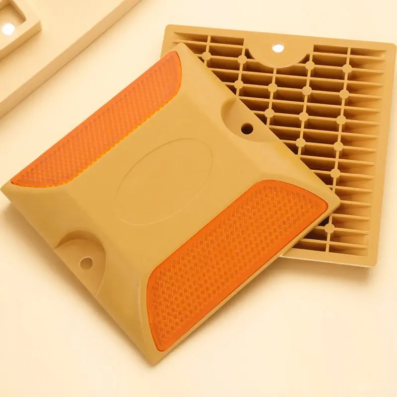 

2 шт. сверхпрочные светоотражающие дорожные маркеры, пластиковые отражатели для подъездных дорог, шоссейных лежачих полицейских, тротуаров и пешеходных дорожек