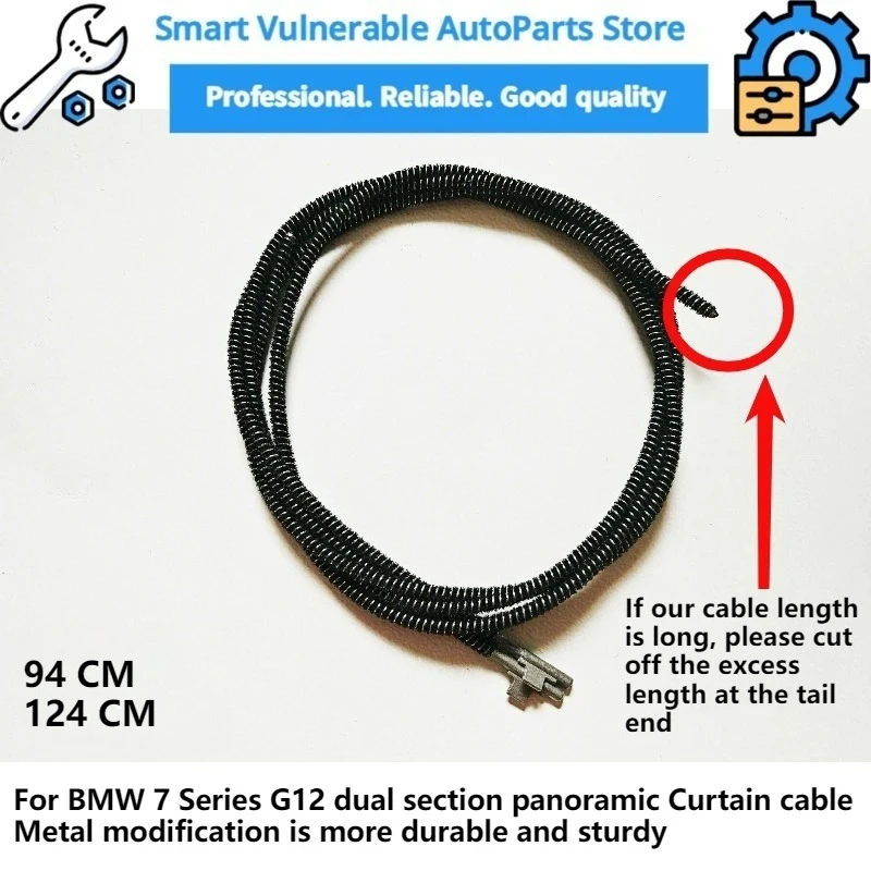 54107427811 Double section panoramic sunroof Sunshade Curtain Cable For BMW 7 Series long wheelbase G12 54107427811