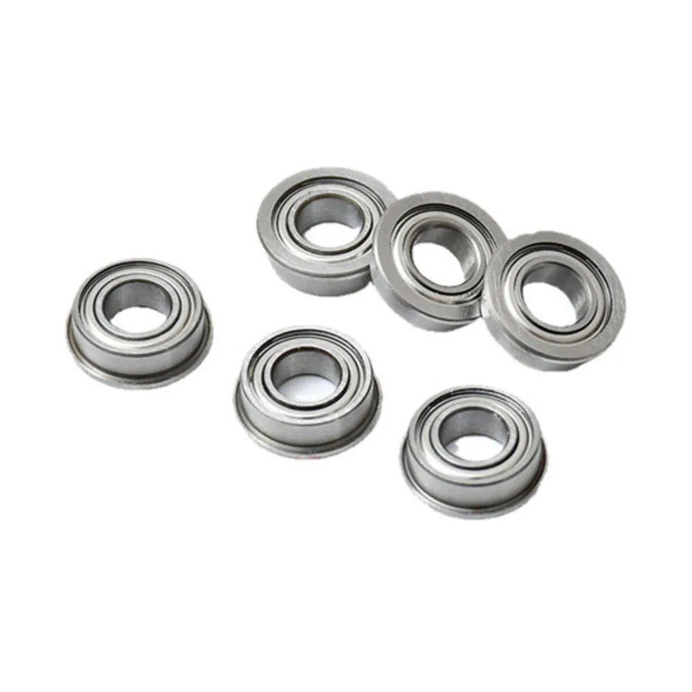 10pcs MF52ZZ MF62ZZ MF63ZZ MF74ZZ MF83ZZ MF84ZZ To MF148ZZ Miniature Flange Thin Wall Metal Shielded Flanged Bearings