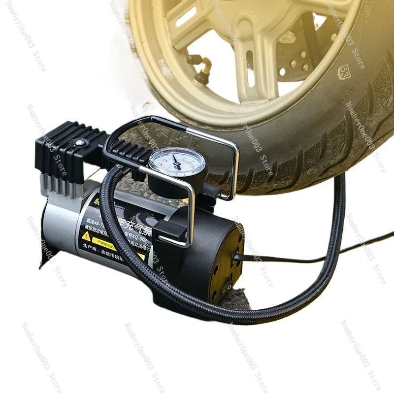 

Electric Vehicle Electric Air Pump 48v60v72v Tricycle Universal Portable Tire Household Pump Motorcycle
