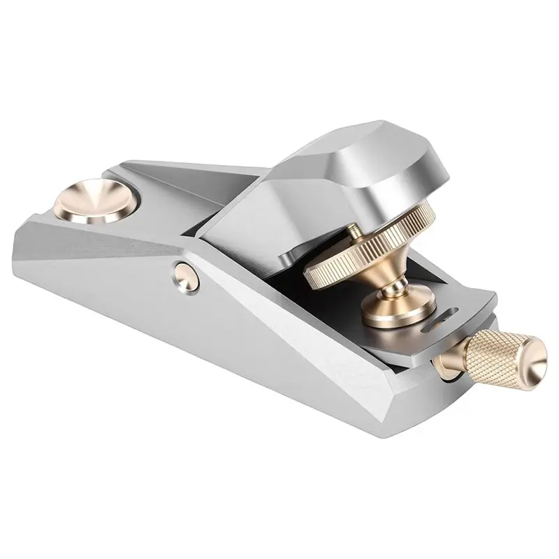 Low Angle Block Plane 33 Degree For Miniature Model Aluminum Alloy Body Portable Woodworking Hand Planer-B51B