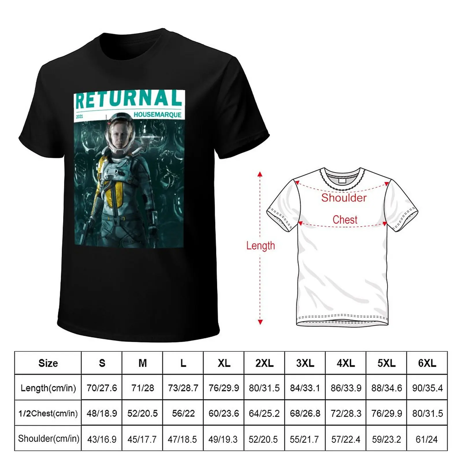 Returnal (PS5, 2021) T-Shirt aesthetic clothes blacks oversizeds quick drying t shirts for men pack