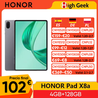 Global Version HONOR Pad X8a 11inch High Refresh Rate Eye Comfort 8300mAh Battery Large-amplitude Quad-speaker Voice Enhancement