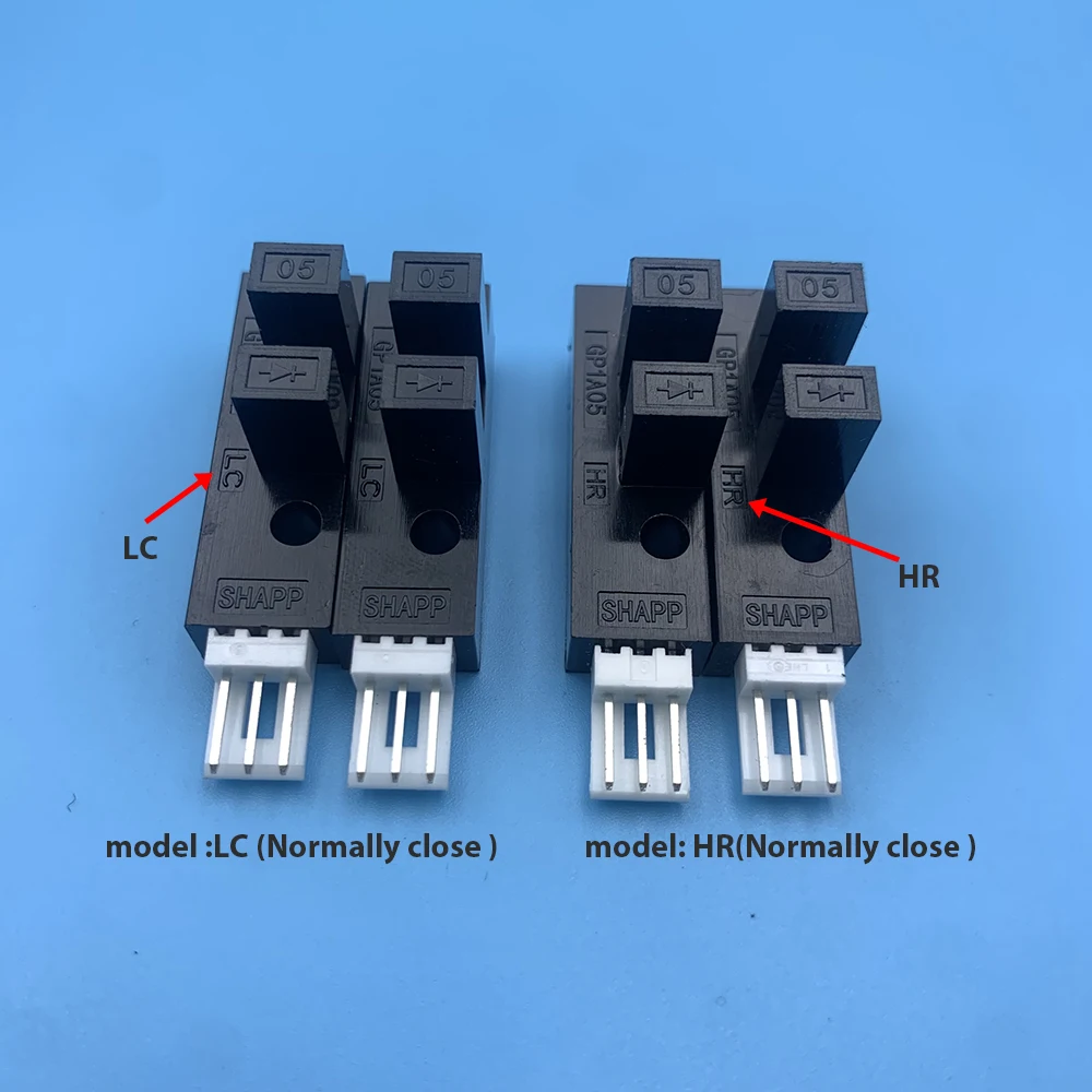 4PCS Limit Sensor Home Position LC HR Origin Limit Switch F Shape for Wit-Color Thunderjet Allwin Human Xuli All Printer Plotter