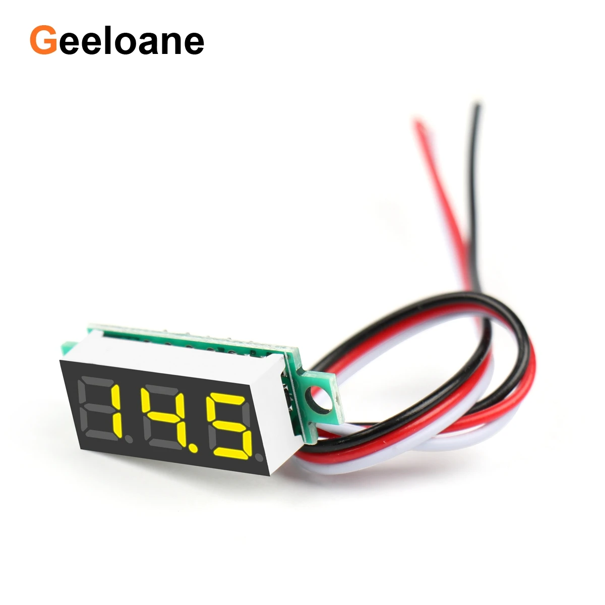 0.28 "Mini LED الفولتميتر الرقمي تيار مستمر 0-100 فولت 3 أسلاك 3 أرقام الجهد عداد لوحة عرض متر لتقوم بها بنفسك شاشة ديجيتال الفولتميتر