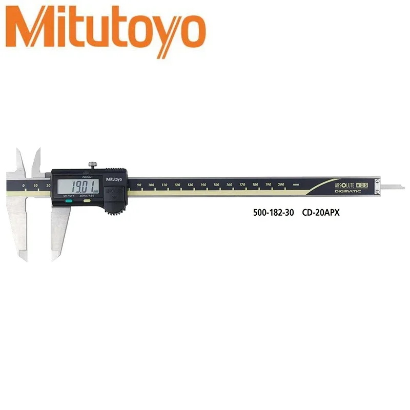 

Mitutoyo Digital Calipers Measuring Range 0-100/150/200mm 0.01mm,500-180-30 500-181-30 500-182-30,made in Japan