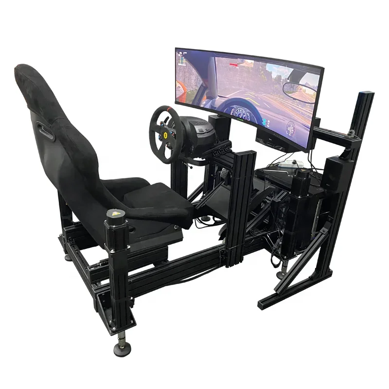 2024 Dinibao coin operator game 3 screen car racing simulator driving game machine