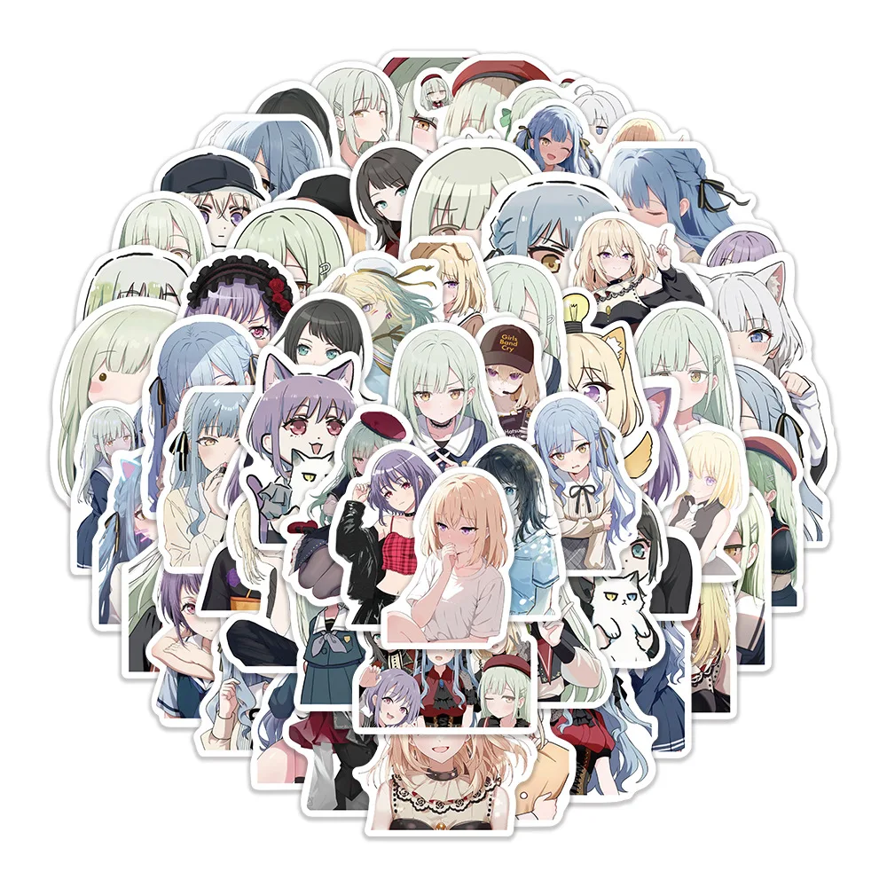 10/30/60PCS Comic AveMjica Funny Cute Graffiti Stickers Anime DIY Scooter Guitar Glasses Case Bicycle Helmet Decorative Stickers