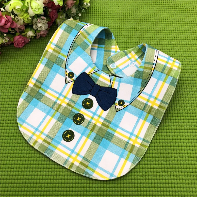 3 stücke Mix Wasserdicht Neugeborenen Baby Jungen Mädchen doppelseitige speichel bib Fütterung Bandana Speichel Handtuch Kinder baumwolle Lätzchen Spucktuch