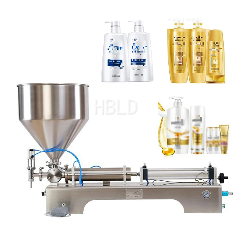 

Semi Automatic Lotion Bottle Cosmetic Filling Machine Water Beverage Honey Cream Piston Cream Liquid Packaging Machine