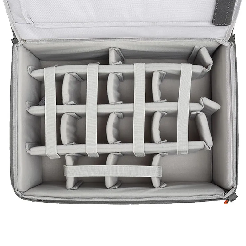 SLR-cameratas 24 inch met trolley, dubbele opening, compressiebestendig binnenvak voor fotografie, compatibel met Canon
