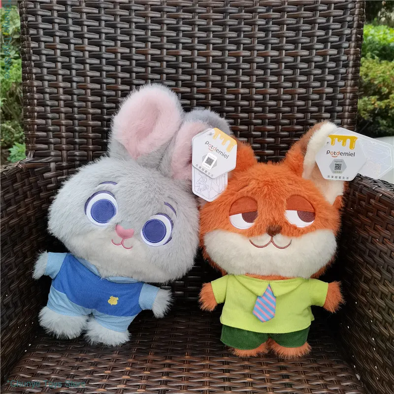 

25 см милые конфетные куклы Disney Zootopia, плюшевые игрушки-подвески с кроликом Джуди, куклы Fox Nick, детские подарки