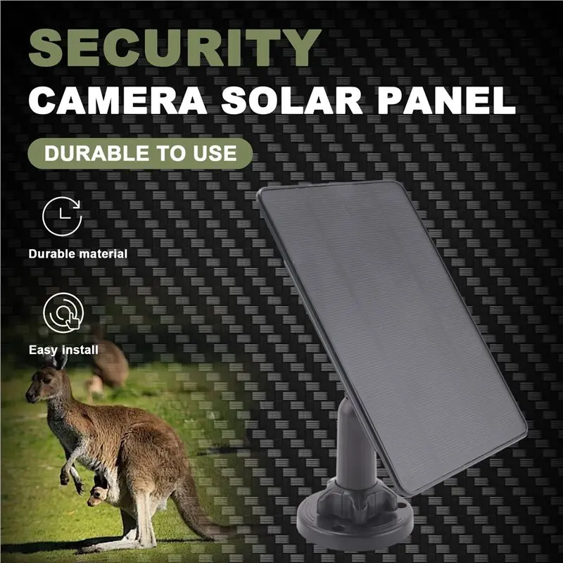 A98E-12V/1A 6V/2A Solar Panel Micro-USB+Type-C Outdoor Solar Cells Solar Panels For Security Camera Home Light System