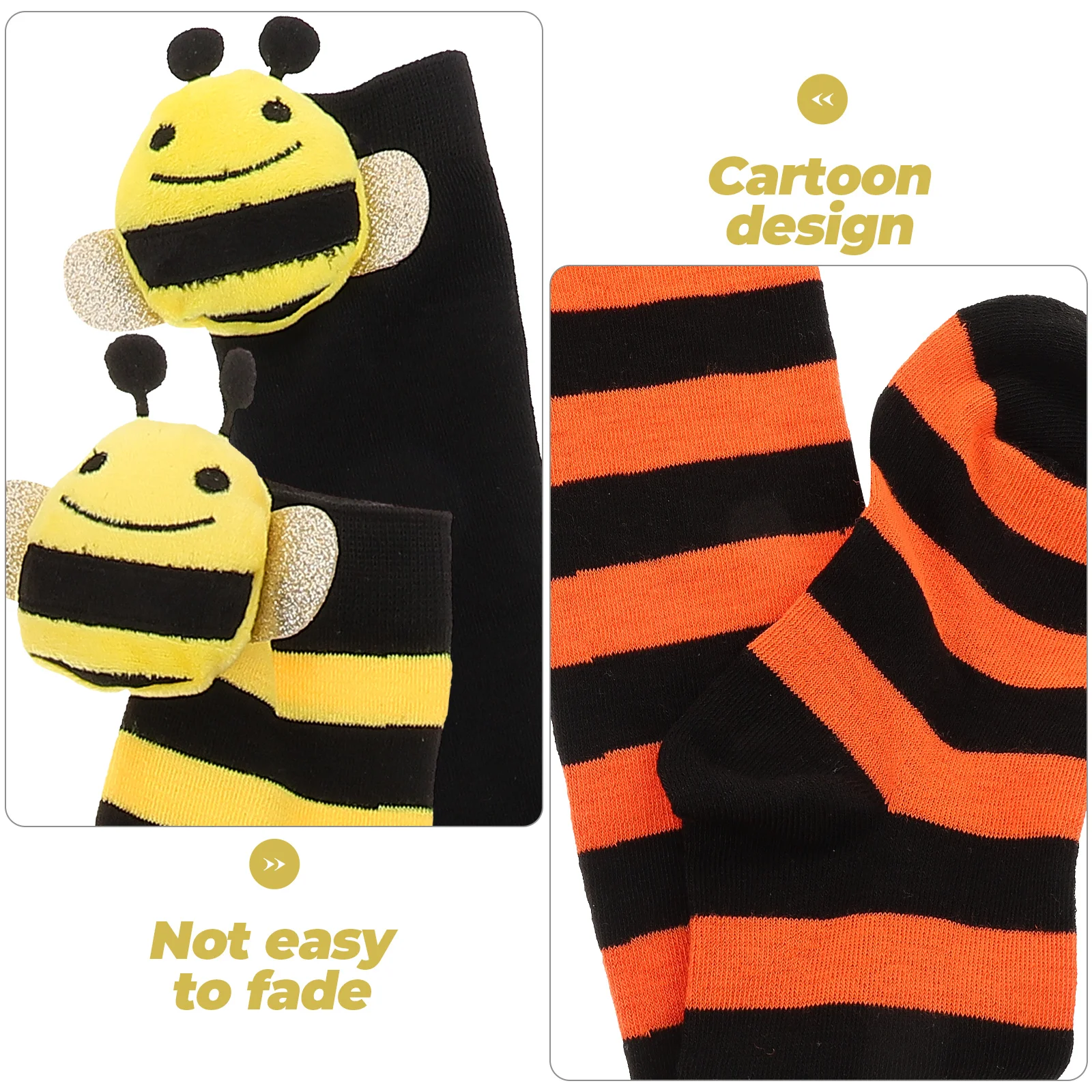 Over Knee Girls Long Cosplay Bee Festival Party Favor Thigh High Socks For Kids Women Warm Spring Winter Stockings Pattern