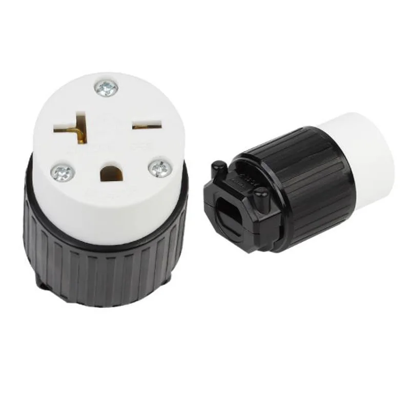 1PCS Black UL Copper 5-15P 5-15R 5-20P 5-20R 6-15P 6-15R 6-20P 6-20R American Canada Japan detachable assembly Power Plug Socket