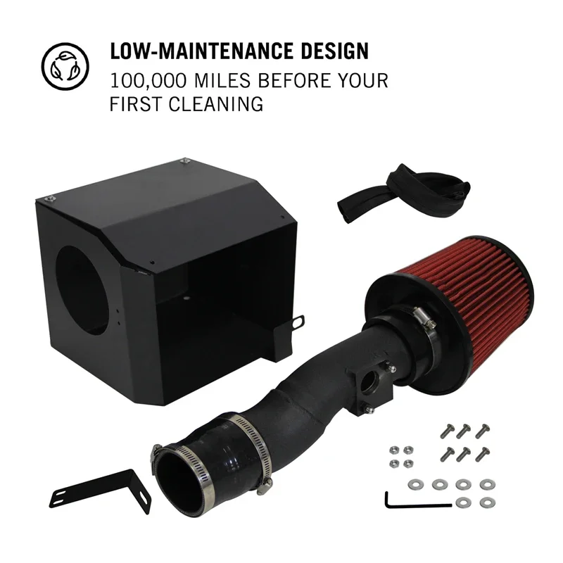 

Fits for 2016-2021 Hond Civic Gen 10th 1.5L Turbo Short Ram Air Intake Pipe & Heat Shield