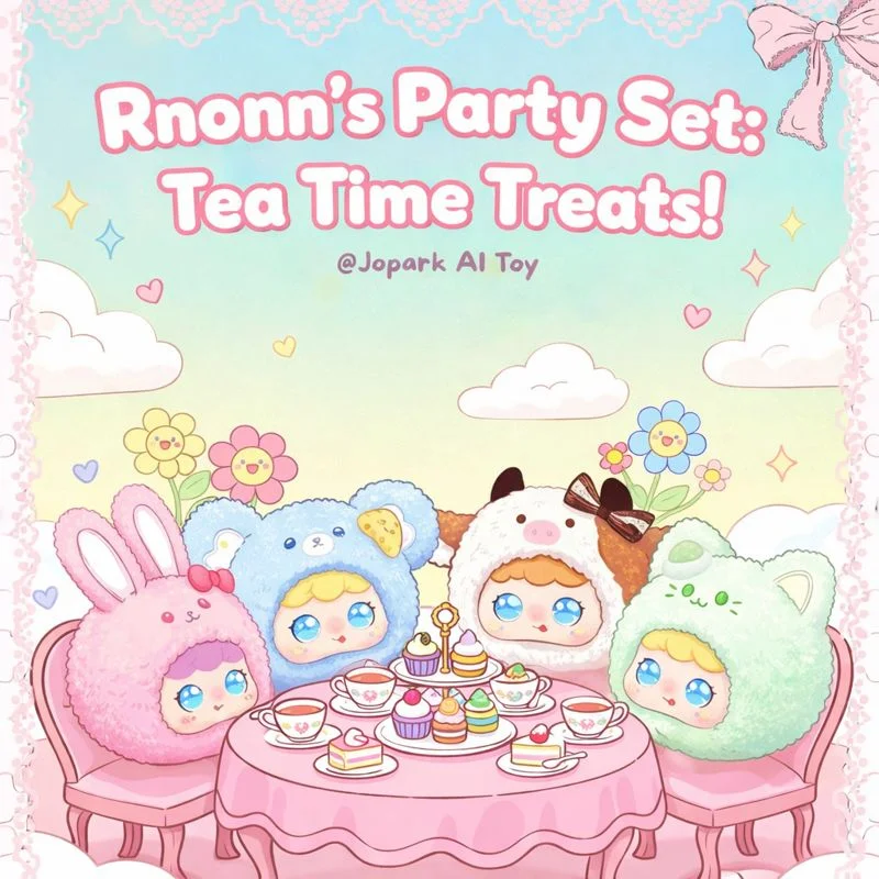 JOPark Autentico Giocattolo di Peluche Intelligente AI Doubao con Licenza Ufficiale, Compatibile con ChatGPT, Chat Vocale, Bluetooth, Racconta Storie, Regalo per Ragazze