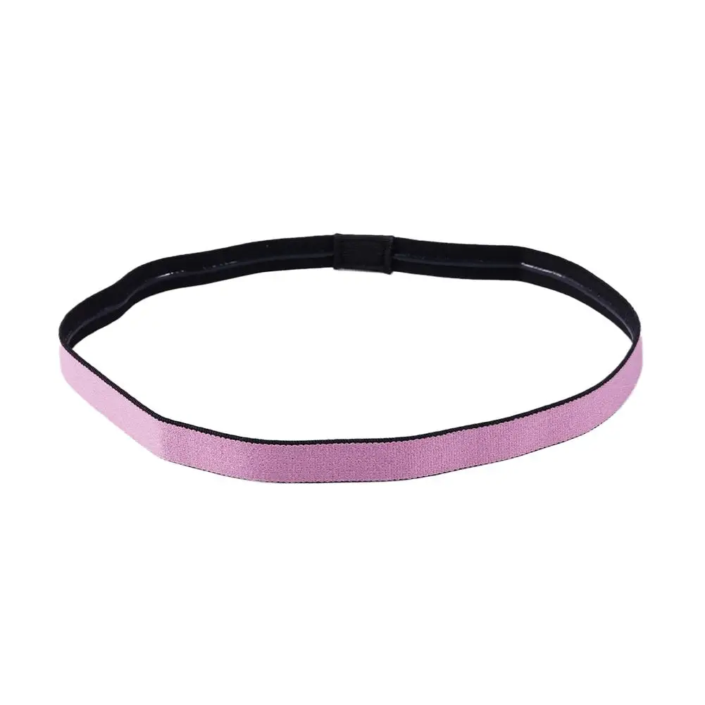 1 pz semplice Unisex sport Hairband antiscivolo striscia di Silicone guida del sudore fasce elastiche Yoga Running Fitness accessori per capelli