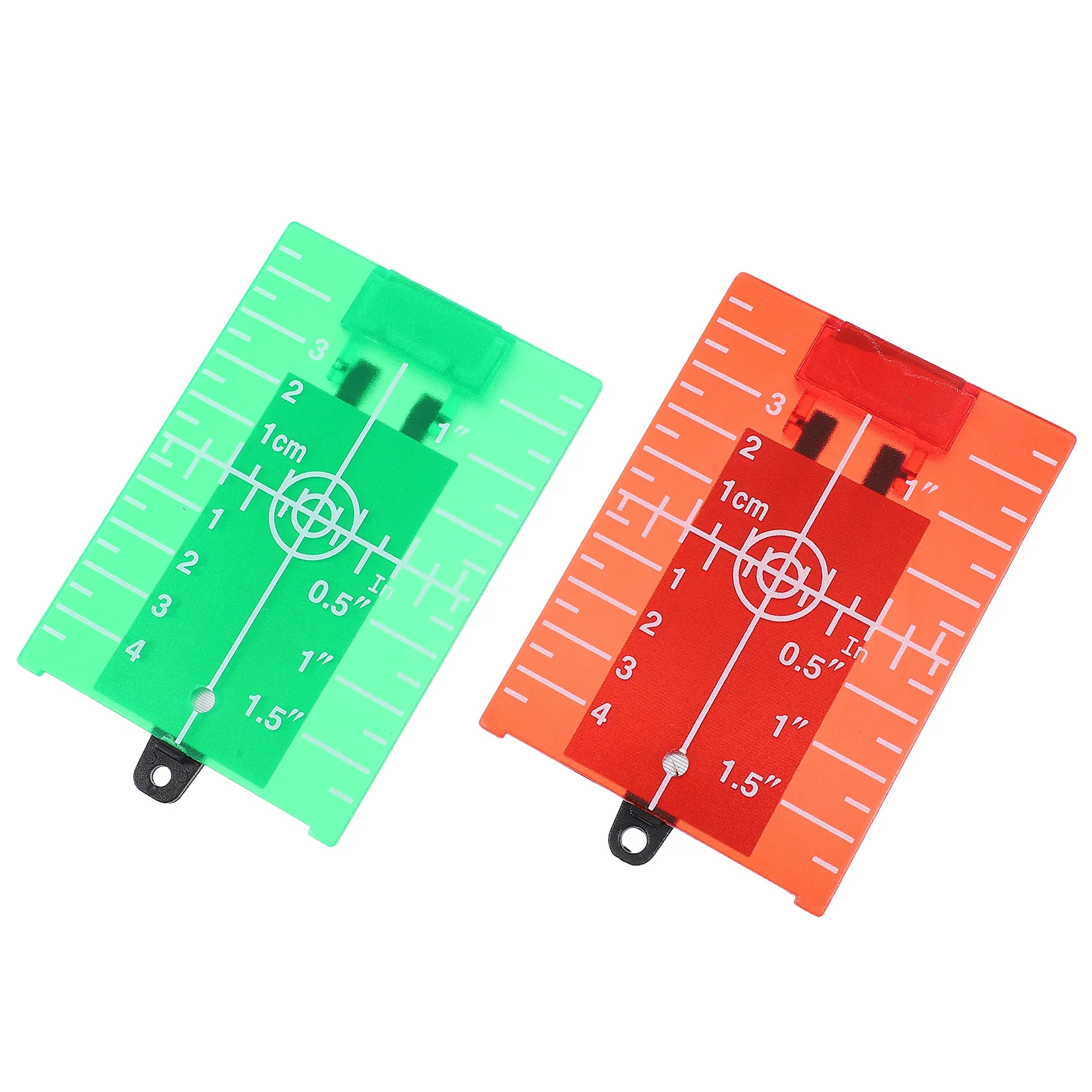 

2pcs Line Level Plate Green Red Magnetic Floor Stand for Accurate Measurements Bright Visibility for