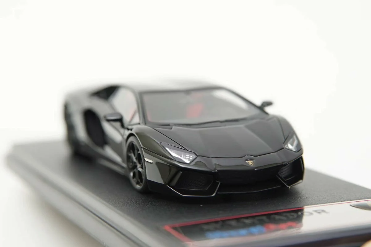 FA frontiart 1/43 Aventador LP700 Classic children's gift piece in black resin