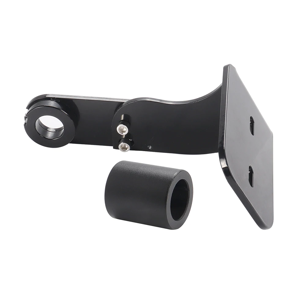 Black/ Chrome Motorcycle Side Mount License Plate Bracket Holder For Harley Softail Fat Boy Breakout Dyna Street Bob 2018-2022