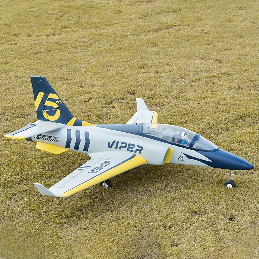 

FmsRC Airplane Model 70mm Ducted Edf Jet Viper V2 Remote Control Electric Aircraft Model Assembly Foam Machine Planes Fixed Wing