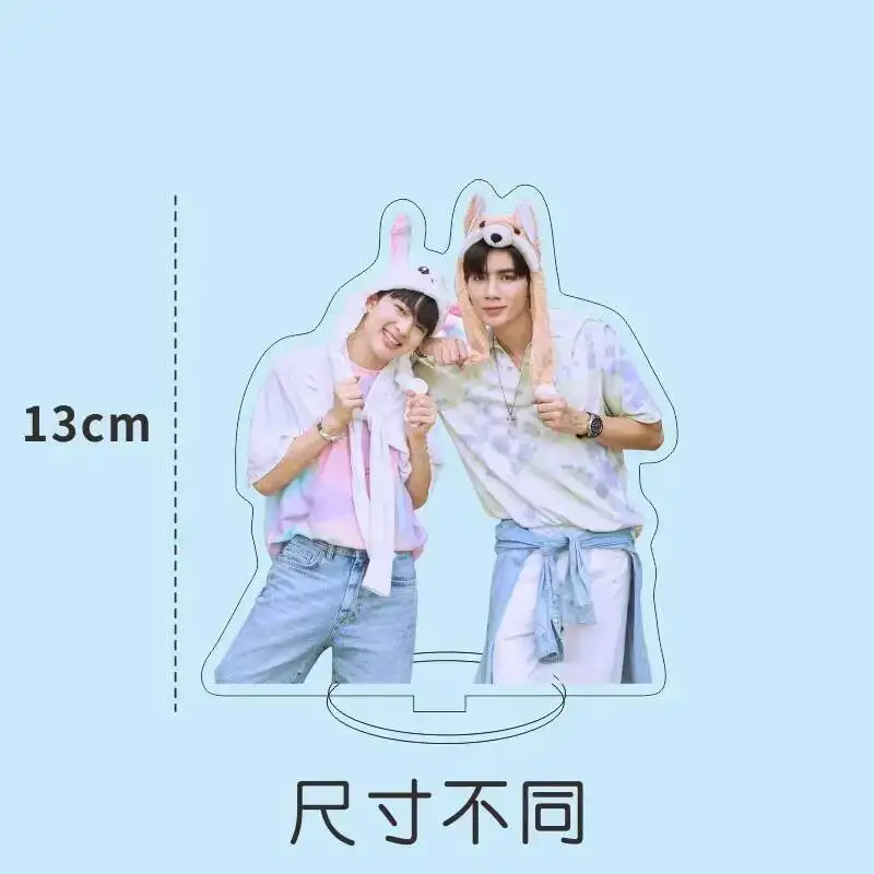 Thailand Stars Drama Cutie Pie CutiePieSeries ZeePruk NuNew ZeeNunew Figure Acrylic Stand Model Plate Desk Standing Gift