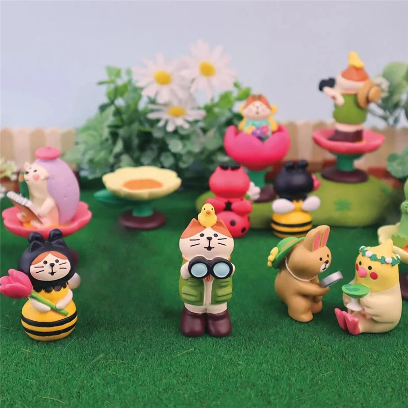 ABXH مصغرة تماثيل راتينج تمثال لطيف الضفدع النحت للخارجية الجنية حديقة وديكور مكتب تمثال تمثال رائعتين