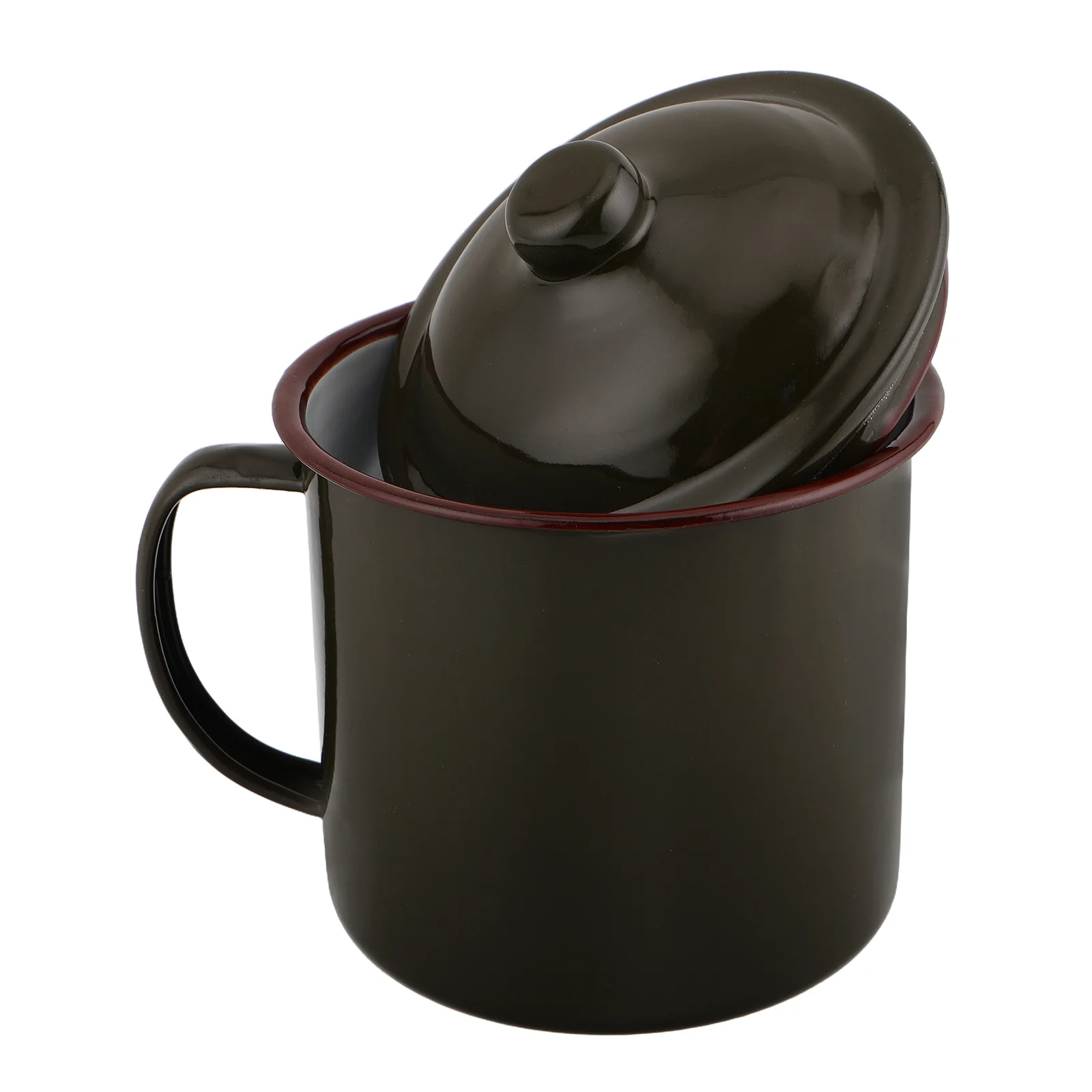 

Vintage Enamel Camping 700Ml Portable Coffee Tea Cup Durable Retro Design For Outdoor Hiking Travel Kids Home Picnic Camper