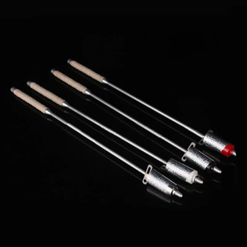 Flaming Torch To Cane Magic Tricks Black Red White Silver Color Metal Appearing Cane Stage Illusion Accessories Party Magic Show