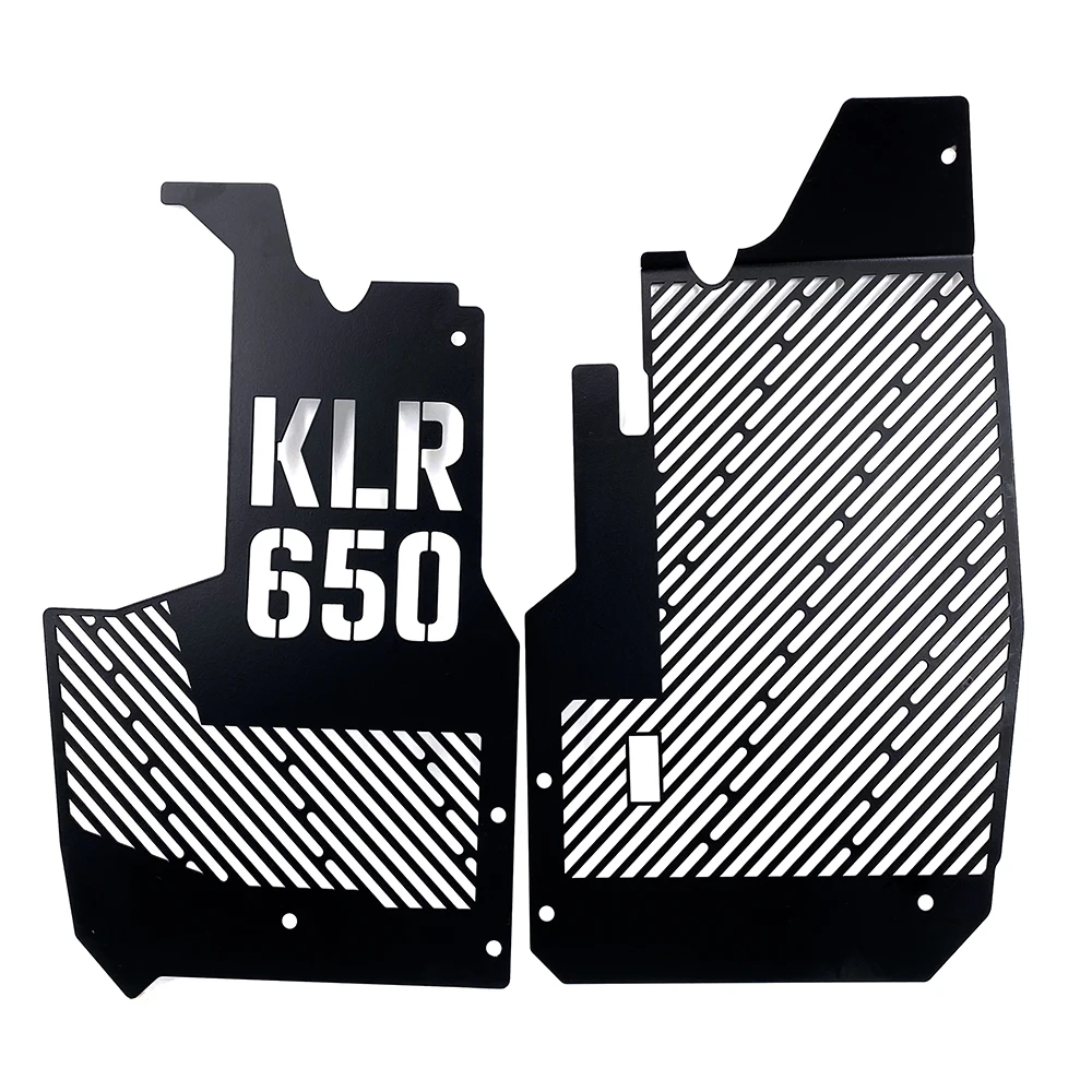 

FOR Kawasaki KLR650 KLR 650 klr650 2022 2023 Motorcycle Radiator Guard Aluminum Radiator Protector Cover Water Tank Shield