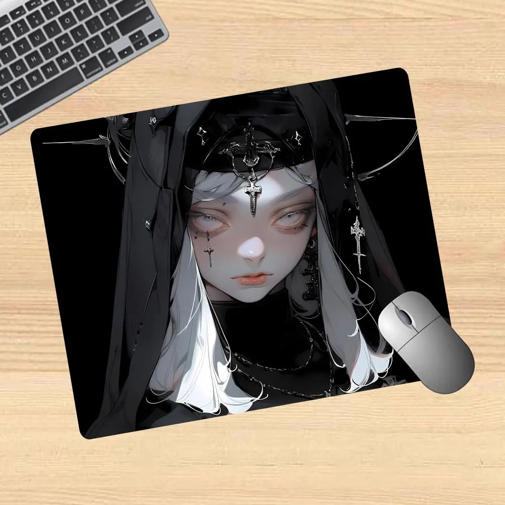 

Dark Saintess Mouse Pad Mouse Pad For Small Size Gaming Mouse Pad Gamer Company Keyboard Mouse Mats Carpet Computer Desk Mats
