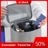Top Sale Business Trip Toiletry Bag Double Layer Large Capacity Cosmetic Bag Oxford Cloth Storage Bag Portable Handbag Easy To U