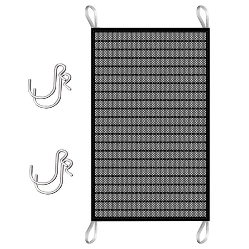 Car Hood Grill Engine Bumper Net Auto Accessories Washable Prevent Stones Dirt And Leaves Dustproof Front Grill Net For Vehicle