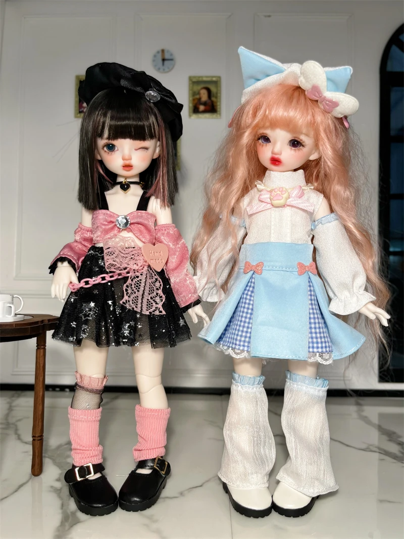 

BJD doll clothes for 1/6 size YOSD casual all-match 1/6 clothes suit clothes doll accessories (6 points)