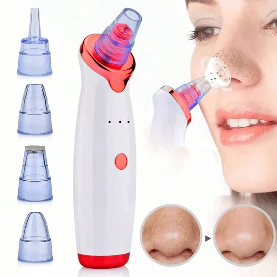 

Facial Blackhead Remover Vacuum Pore Adsorber Electric Pimple Blackhead Cleaner USB Rechargeable Water Cycle Face Cleaning Tool