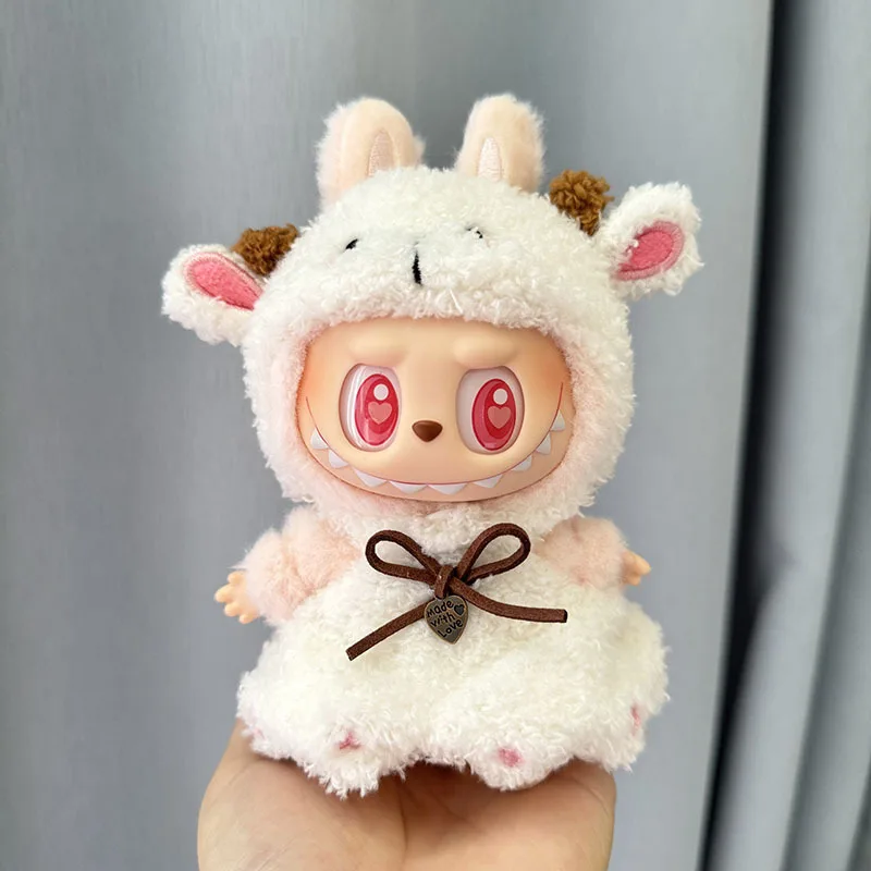 

New Hot Labubu sit sit party Doll accessories dress lamb Dress Suit Birthday Festival Gifts No Toys