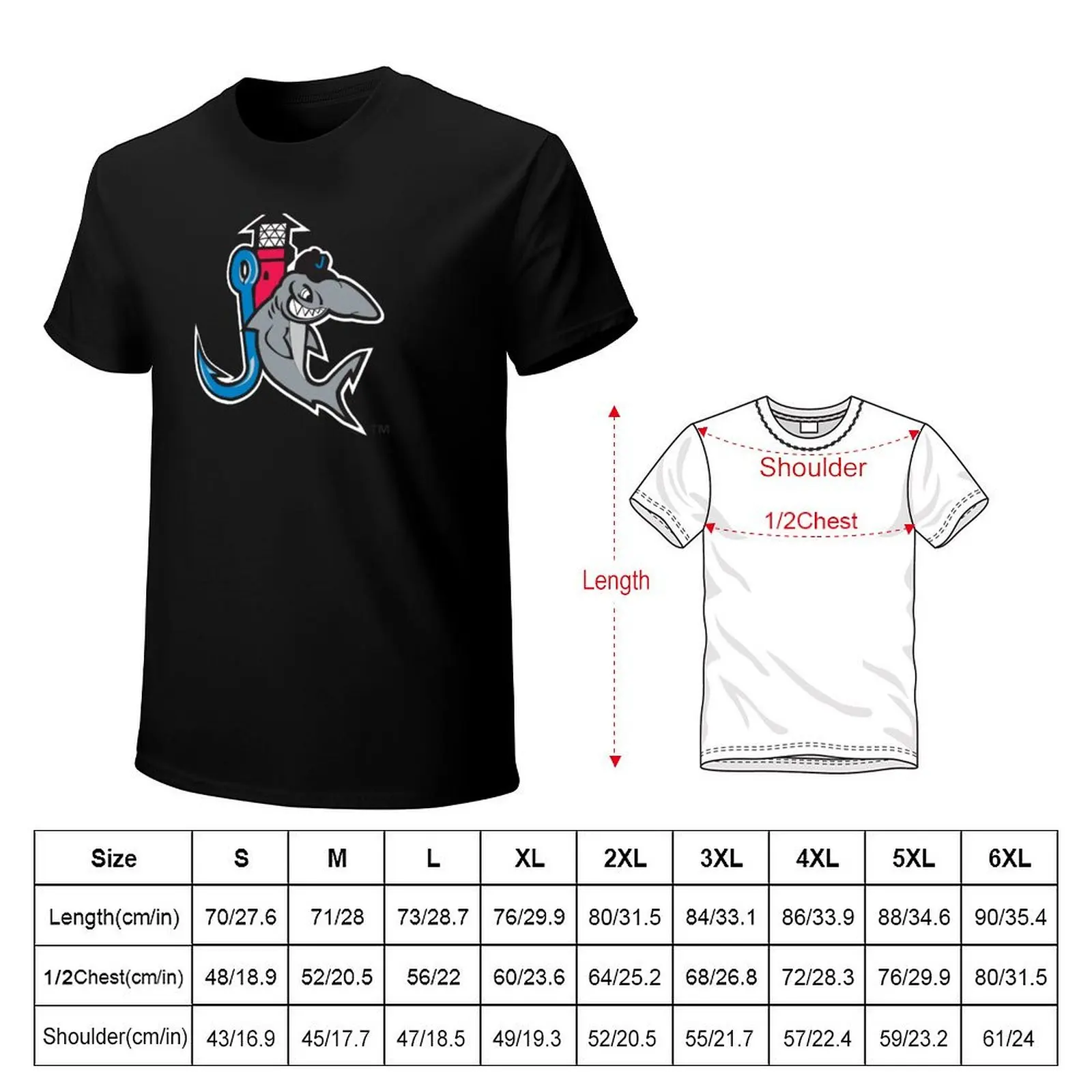The-Jupiter-Hammerheads-Logo T-Shirt Big and Tall Gym T-Shirt