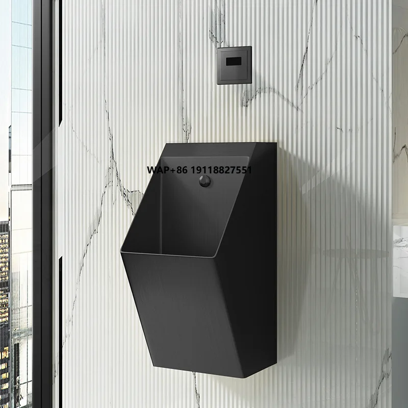 

304 Stainless Steel High Quality Bathroom Toilet Urinals Durable Using Multi-color Wall Mounted Sensor Urinal Toilet for Man